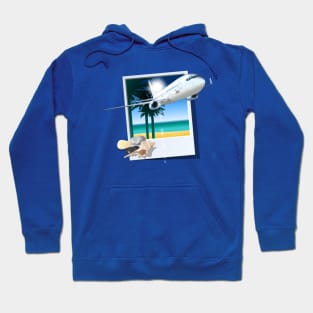 Commercial passenger airplane Hoodie